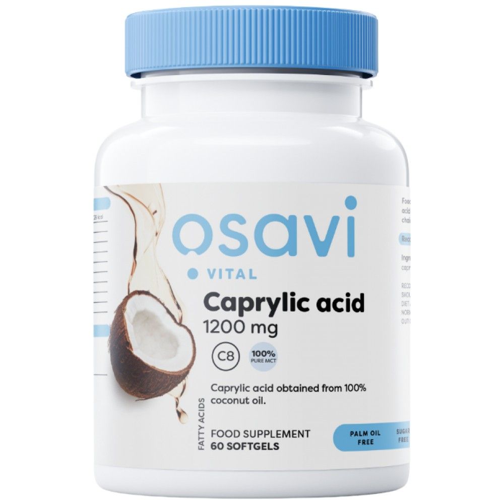 Caprylsäure 1200 mg - 60 Gelkapseln