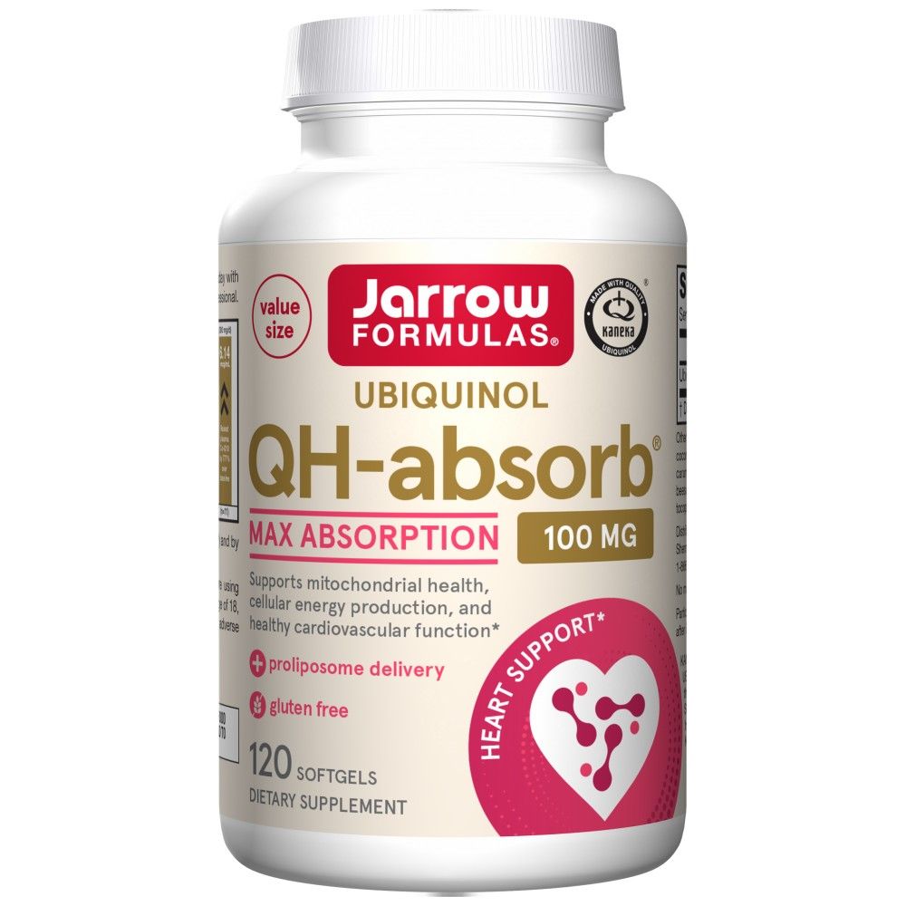 Ubiquinol QH-Absorb 100 mg - 60 Gel capsules - Nutra Best Europe