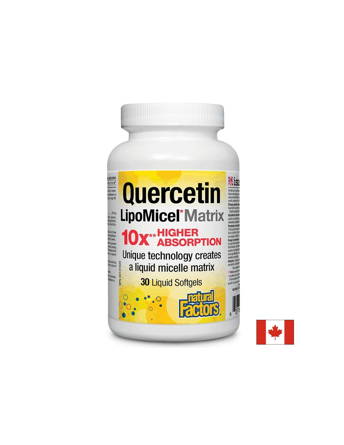Quercetin 250 mg Lipomicel -Matrix - 30 Gelkapseln
