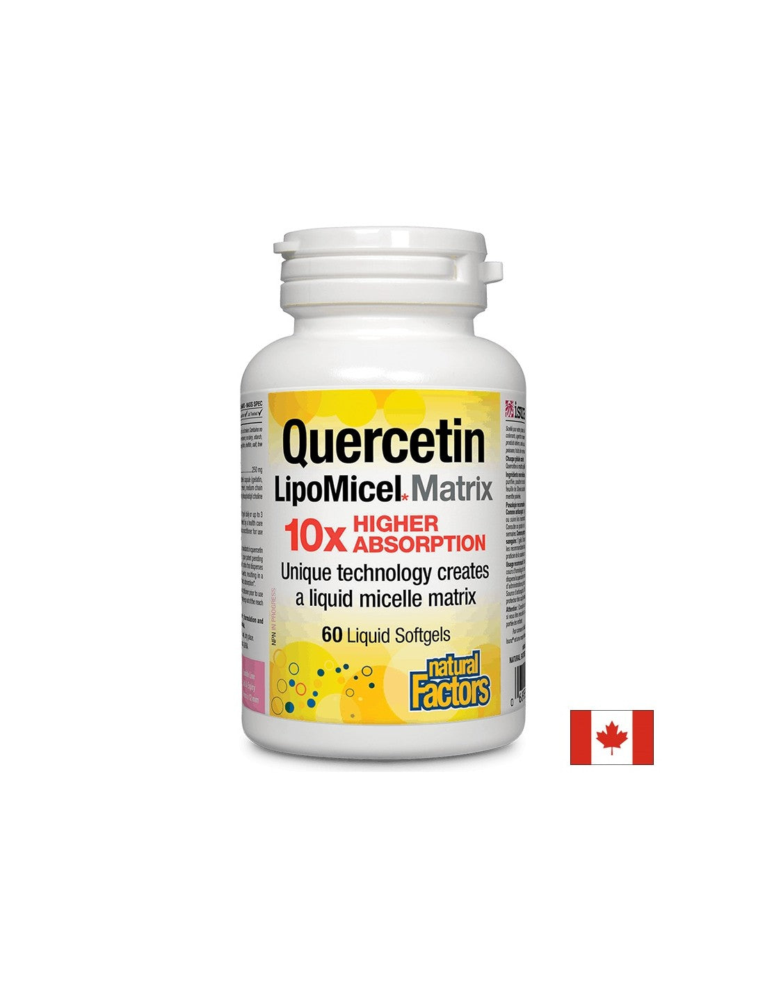 Quercetin 250 mg Lipomicel -Matrix - 60 Gelkapseln