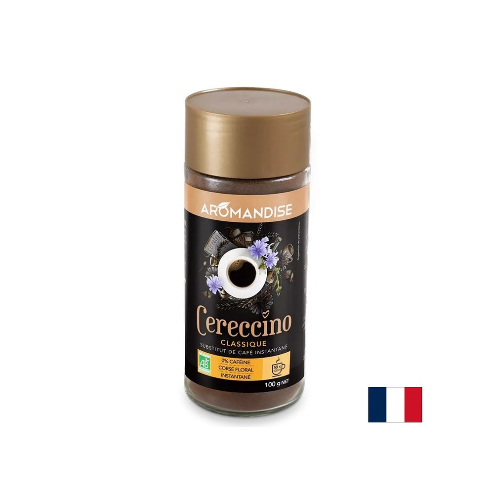 Instantkaffee (von Chicory, Rye, Gerste, Eichel), entkoffeiniert, 100 g