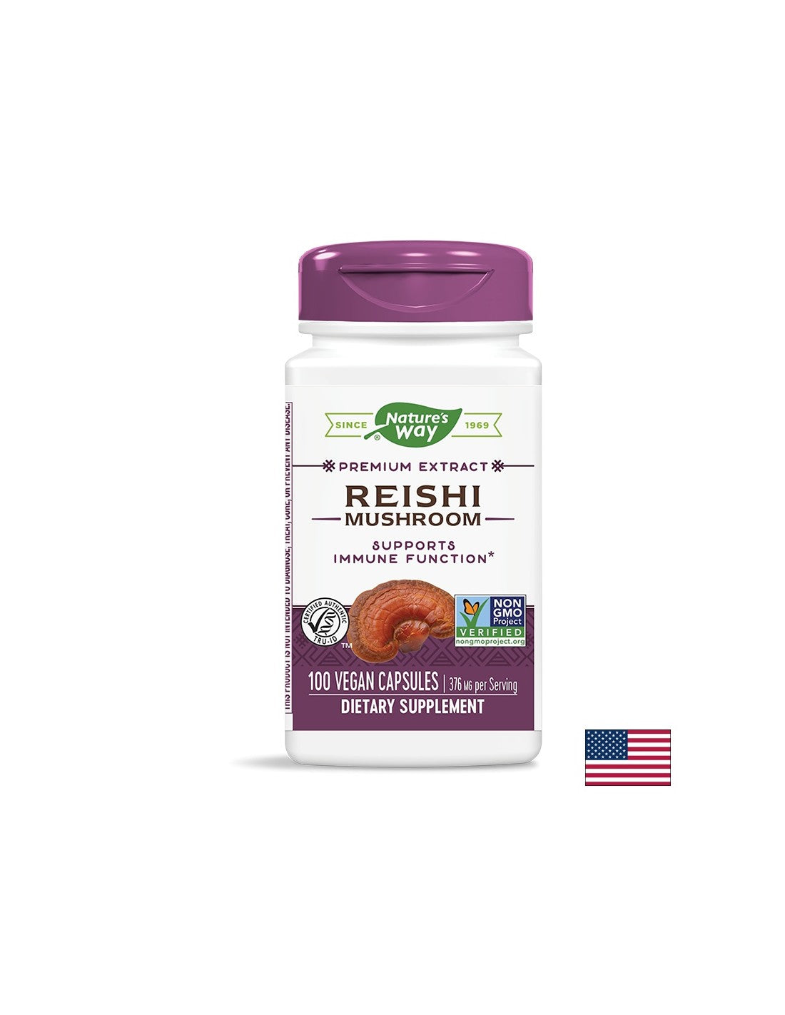 Reishi 190 mg - 100 Kapseln