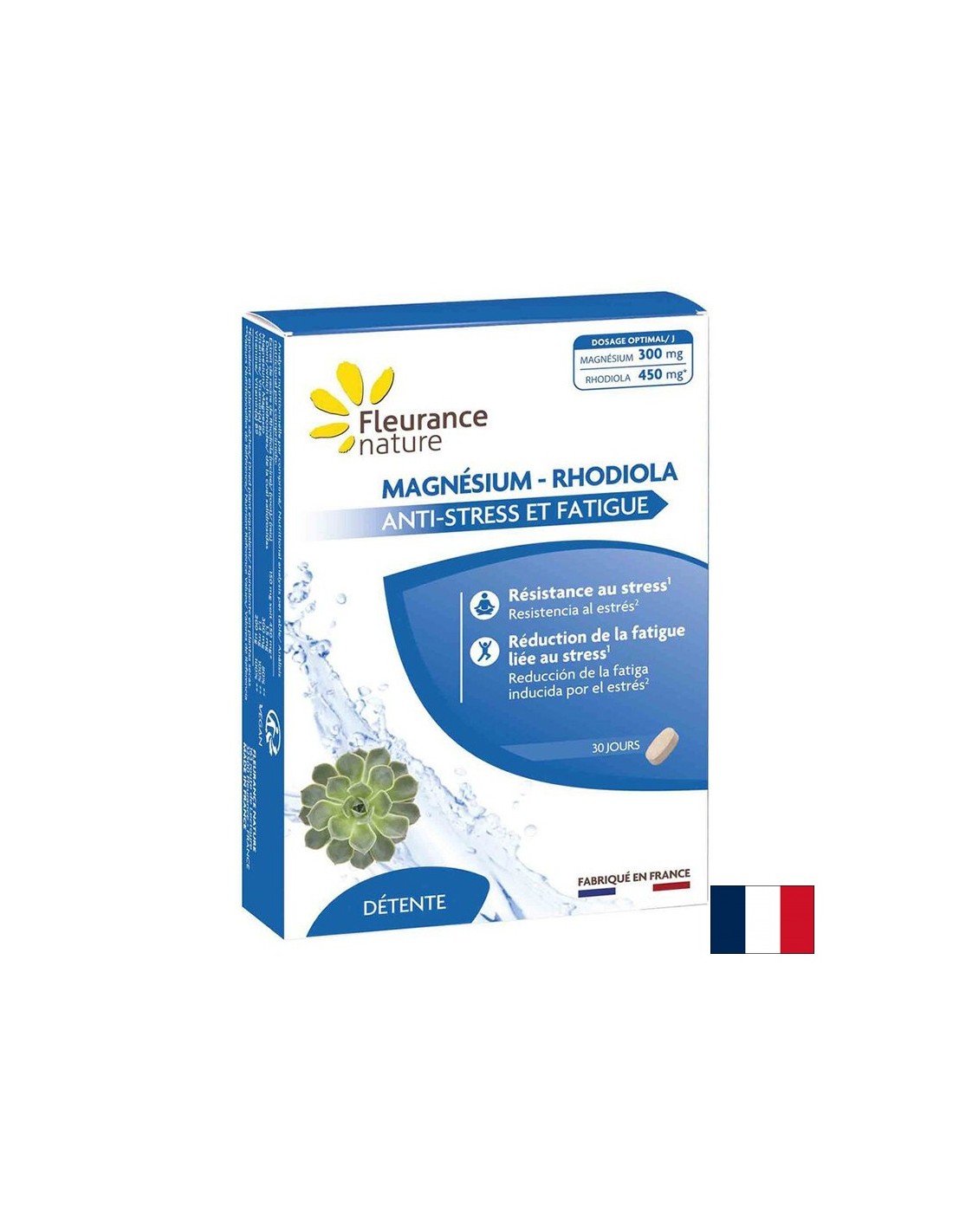 Entspannung des Nervensystems - Magnesium + Goldene Wurzel, 30 Tabletten