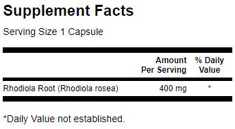 Rhodiola Rosea Wurzel 400 mg - 100 Kapseln