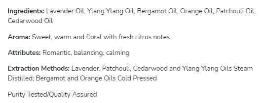 Flaschenbouquet | Romantik Ölmischung