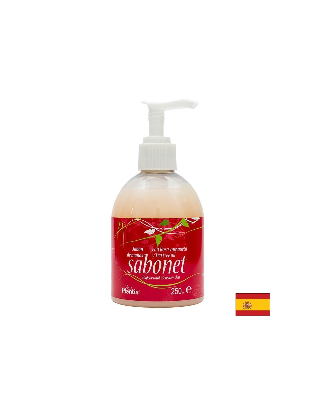 Flüssige Handseife mit Rosen- und Teebaumöl - Sabonet Plantis®, 250 ml