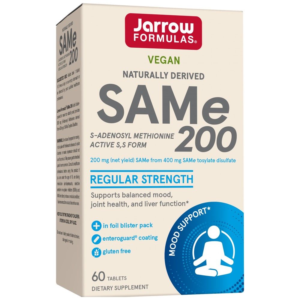 SAM-e 200 mg - 60 Tablets - Nutra Best Europe