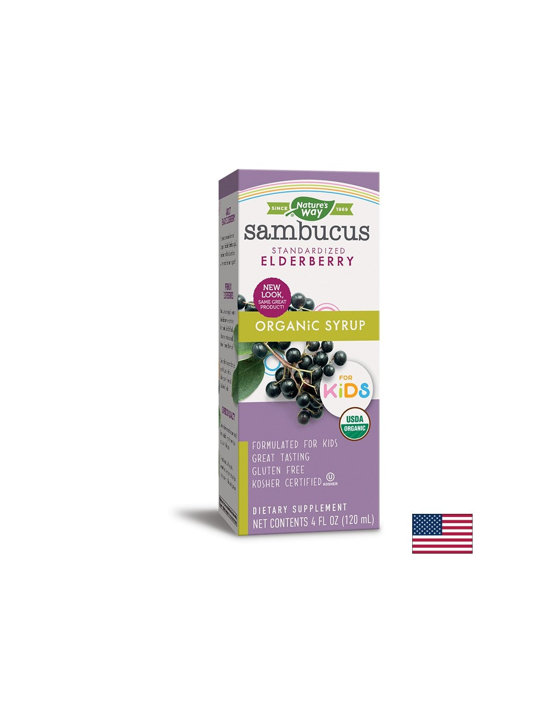 Sambucus Bio -Sirup für Kinder x 120 ml Nature der Natur