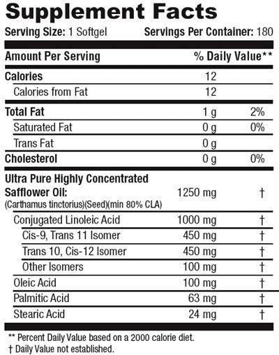 Pure CLA 1250 - 180 Gelkapseln