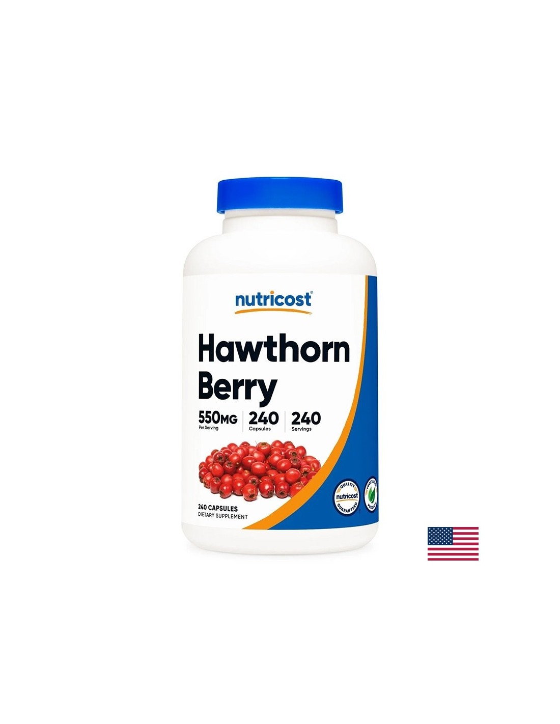 Herz- und Nervensystem - Hawthorn (Obst) 550 mg, 240 Kapseln