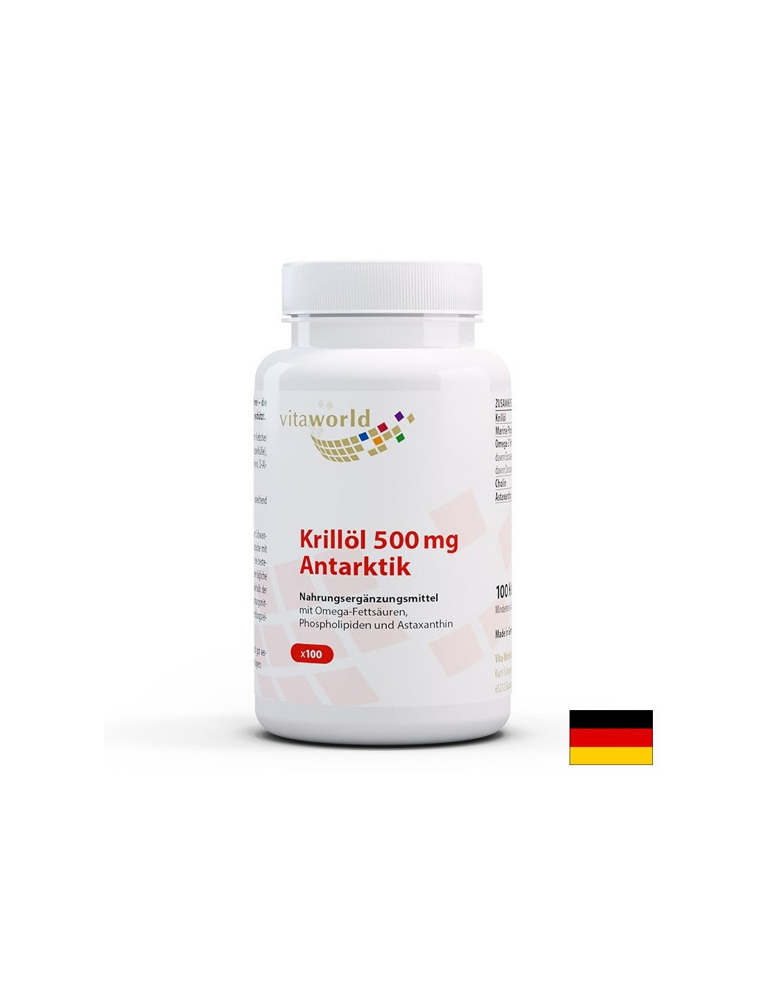 Herz -Kreislauf -System - Antarktis Krill, 500 mg x 100 Kapseln