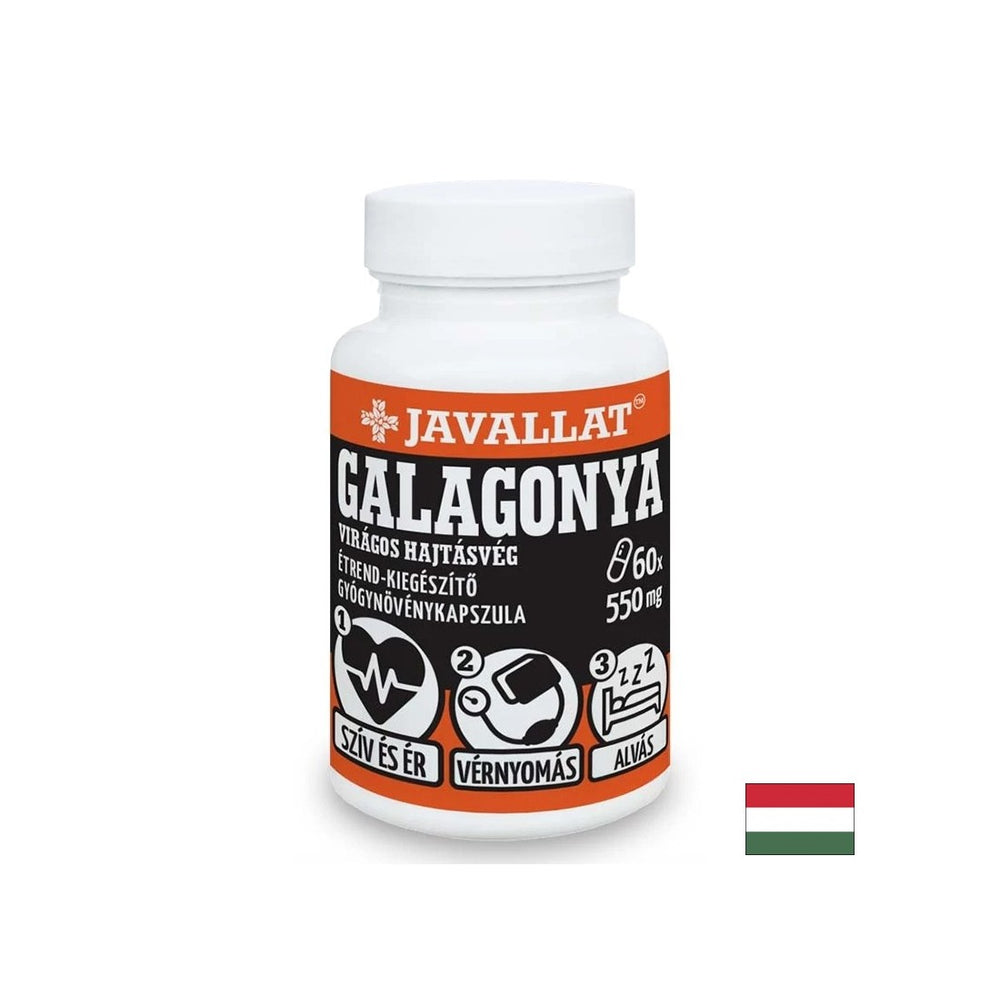 Herz -Kreislauf -System - Hawthorn (Blatt und Blume), 550 mg x 60 Kapseln