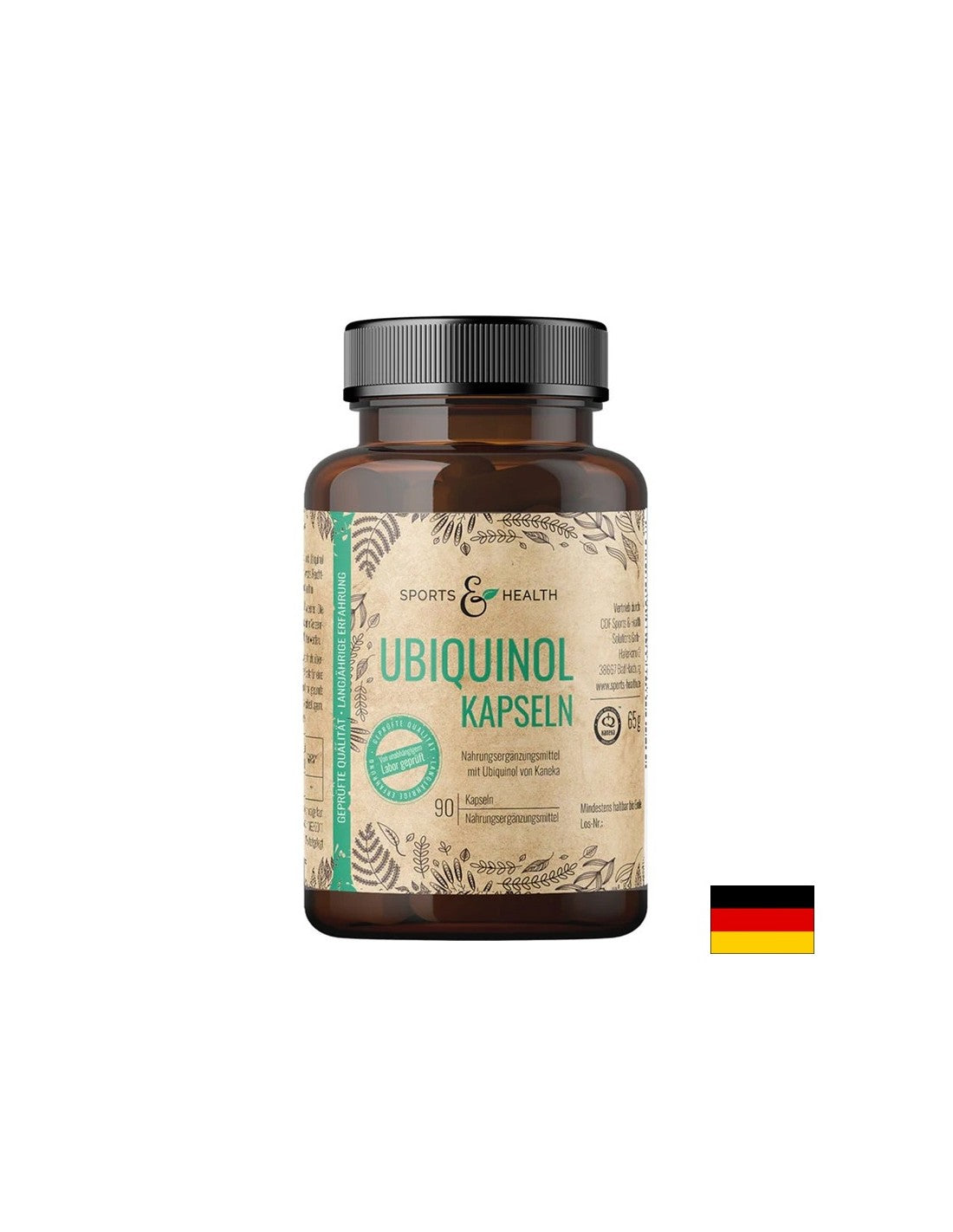 Herzgesundheit und Energie - Ubiquinol QH, 100 mg x 90 Kapseln