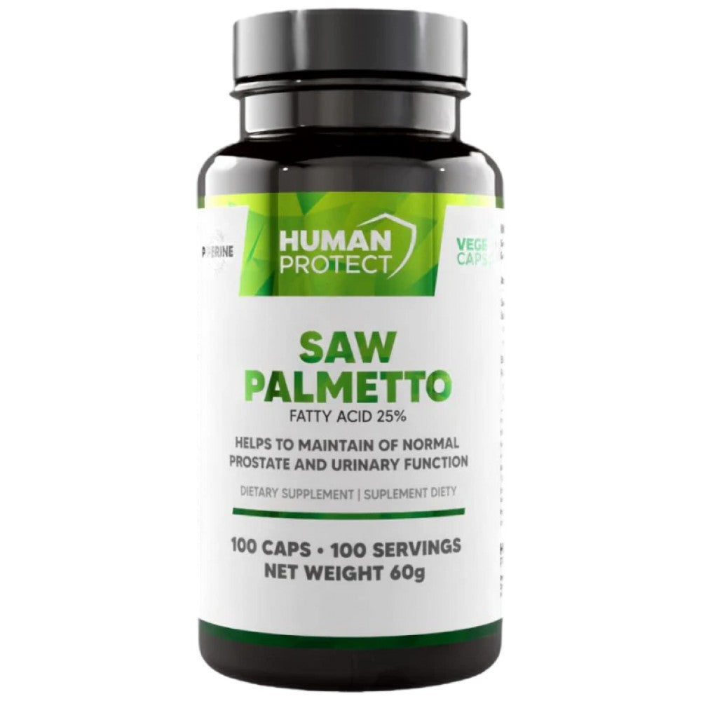 Säge Palmetto 500 mg | mit 25% Saponinen - 100 Kapseln