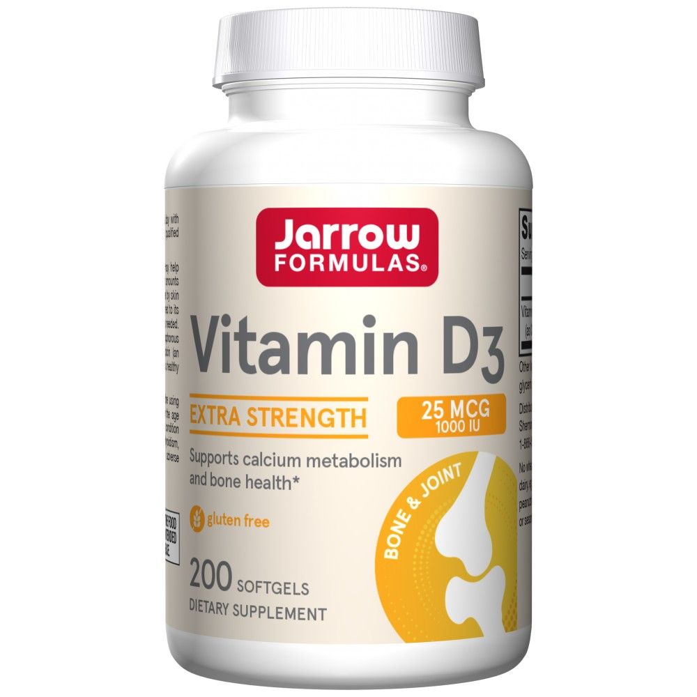 Vitamin D3 1000 IU - 200 Gelkapseln