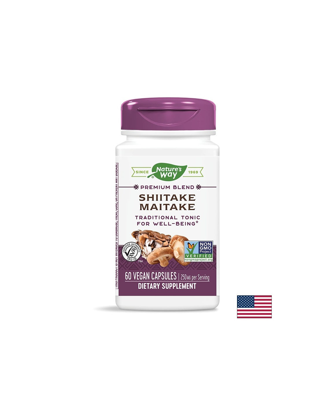 Shiitake & Maitake 250 mg - 60 Kapseln