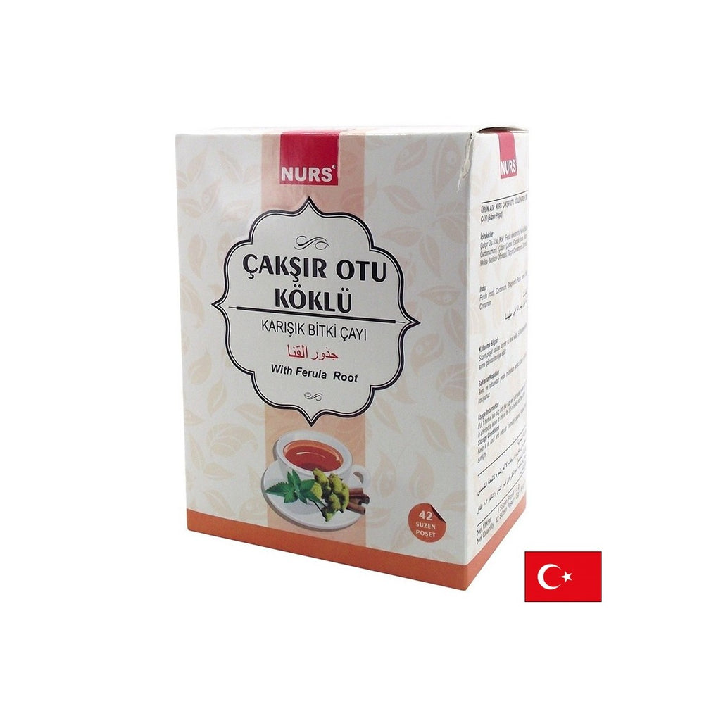 Gemischter Kräutertee mit Ferula Wurzel - Energie und männliche Potenz, 42 Filterbeutel