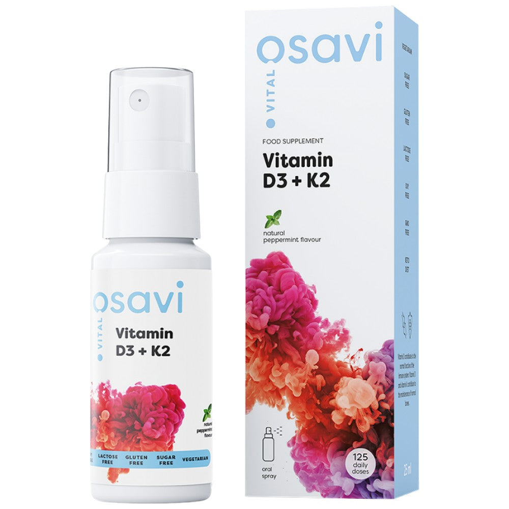 Vitamin D3 + K2 | Oralspray - 25 ml