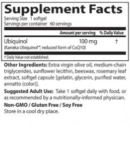 Beste Ubiquinol Kaneka qh 100 mg - 60 Gelkapseln