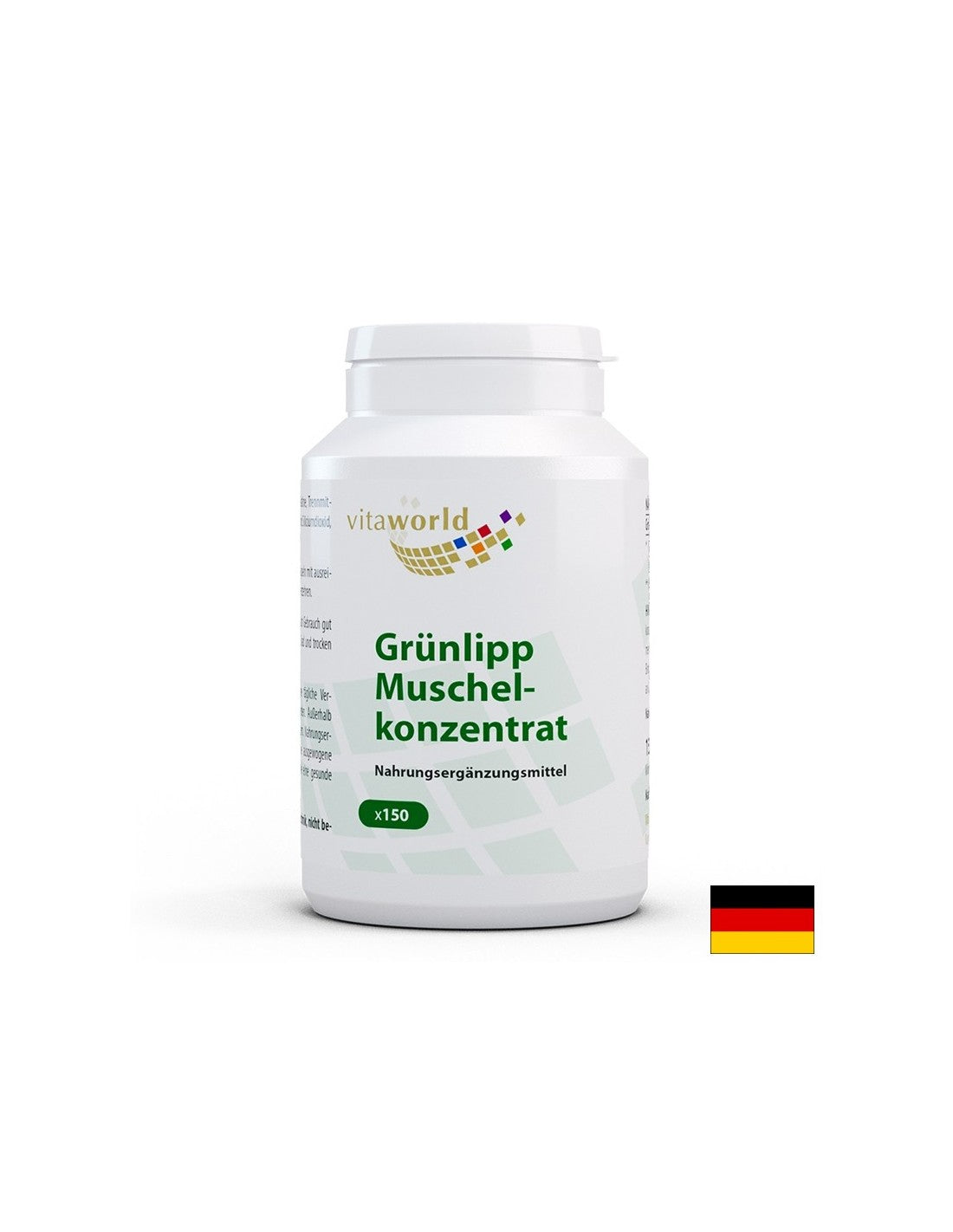 Gelenke - Muschel mit grünen Lippern, 150 Kapseln