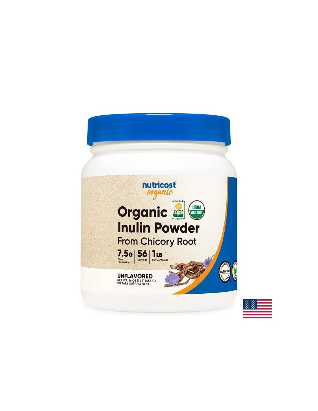 Magen -Darm -Trakt - Inulin (organisch), 454 g Pulver