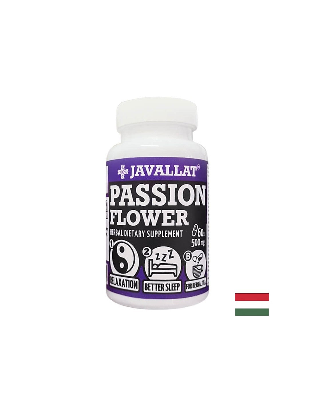 Stress und Schlaflosigkeit - Passionsblume, 500 mg x 60 Kapseln