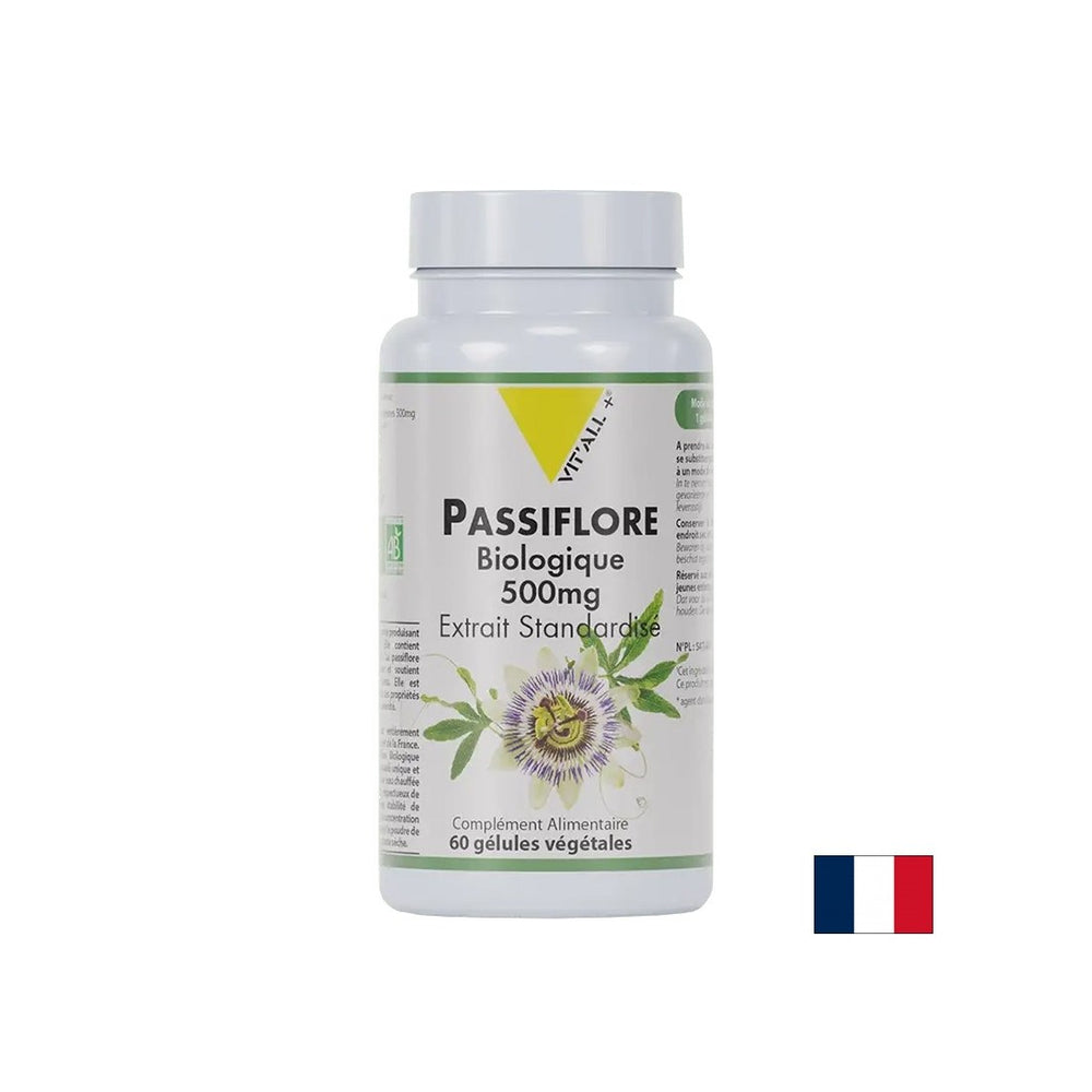 Stress und Schlaflosigkeit - Passionsblume, Biografie, 500 mg x 60 Kapseln