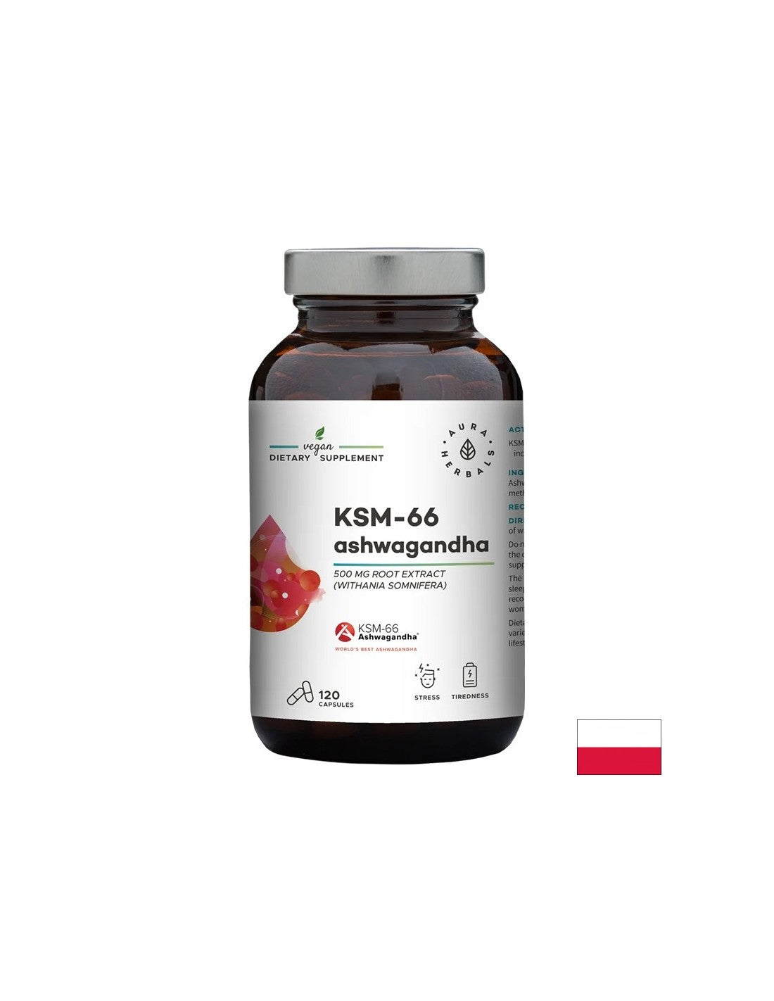 Stress und gute Laune - Ashwagandha (KSM -66), 200 mg x 120 Kapseln