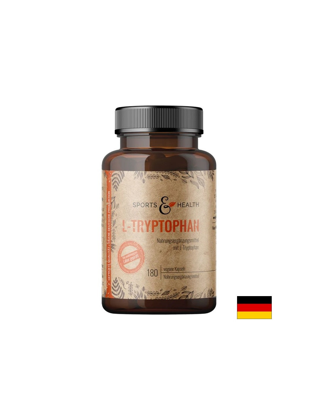 Stress und gute Laune - L -Tryptophan, 500 mg x 180 Kapseln