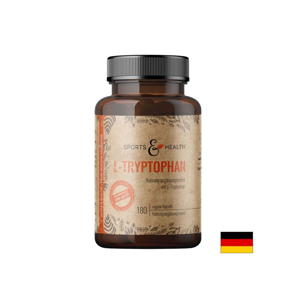 Stress und gute Laune - L -Tryptophan, 500 mg x 180 Kapseln