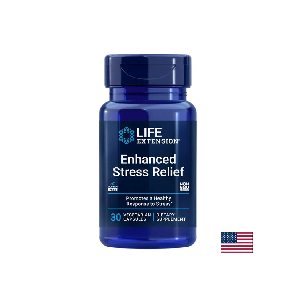 Stress und gute Laune - Zitronenbalsam + l -theanin - verderbter Stressabbau, 30 Kapseln