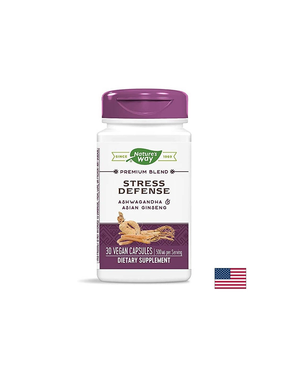 Stressverteidigung - Antistress und gute Laune, 30 Kapseln der Natur