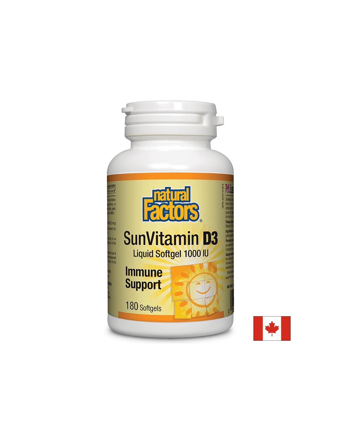 Sunvitamin D3 1000 IU - 180 Gelkapseln