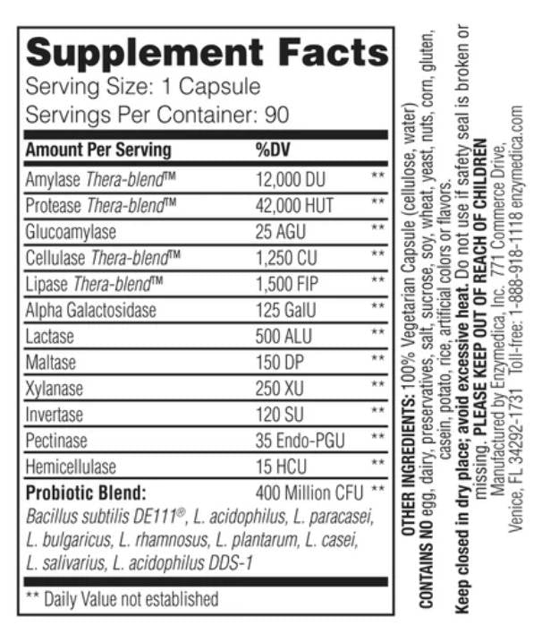 Digest + Probiotika - 90 Kapseln