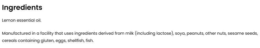 Ätherisches Zitronenöl - 15 ml