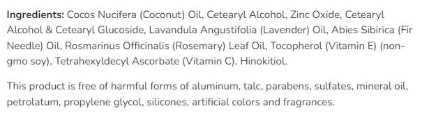 Langlebiger Deodoranzstab - erfrischende Lavendel - 62 Gramm