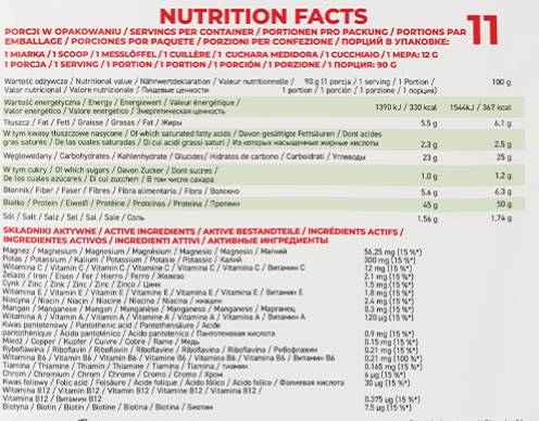 Veganer Mahlzeiten 1000 Gramm