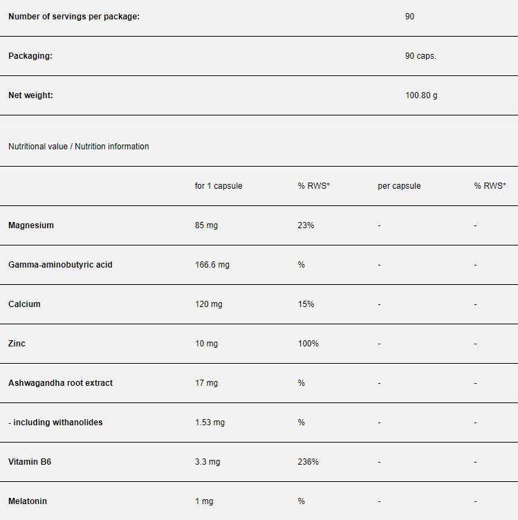 Schlafhilfe - 90 Kapseln