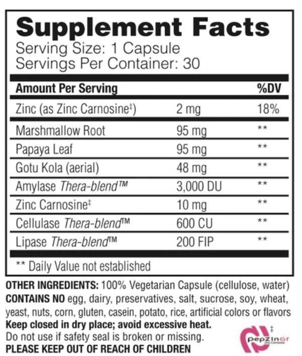 Säure beruhigt | mit Marshmallow & Papaya - 90 Kapseln