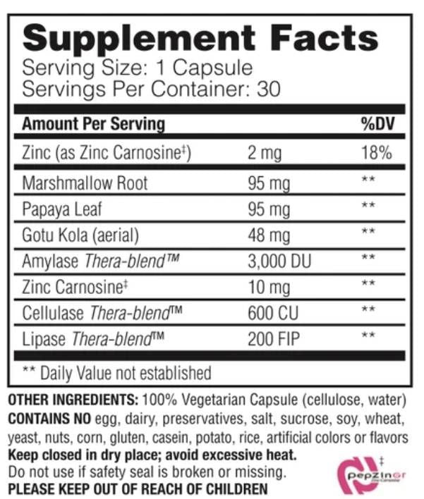 Säure beruhigt | mit Marshmallow & Papaya - 30 Kapseln