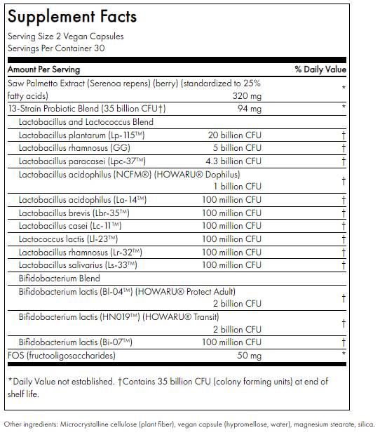 Tägliche probiotisch + prebiotische Fos - 60 Kapseln