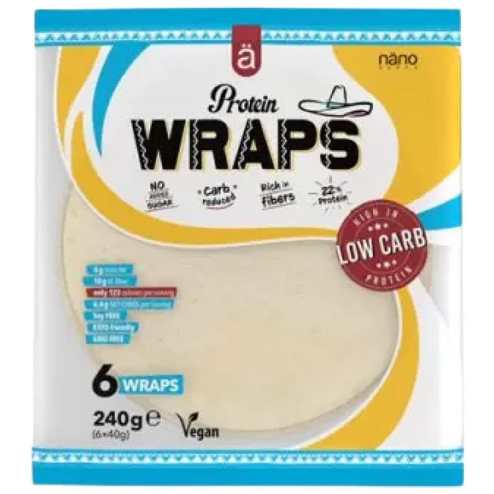 Protein Wraps | Low Carb Tortillas - 240 grams - Nutra Best Europe