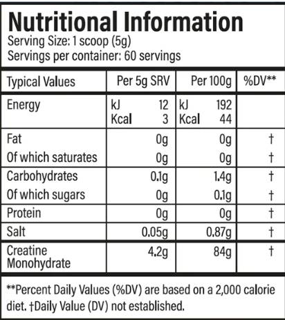 JP Kreatin | Verschiedene Geschmacksrichtungen - 300 Gramm