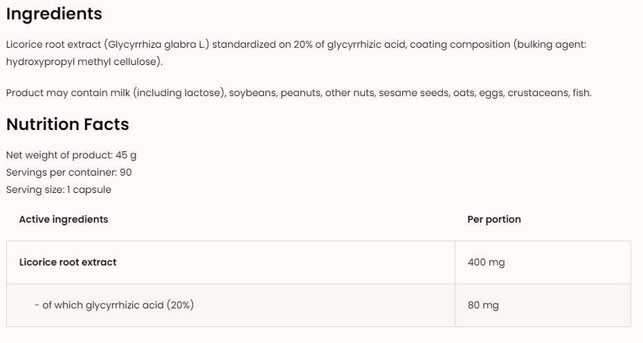 Süßholz 400 mg / Vege 90 Kapseln
