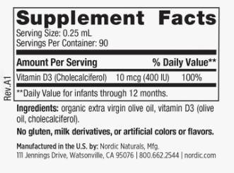 Babys Vitamin D3 400 IU - 22,5 ml