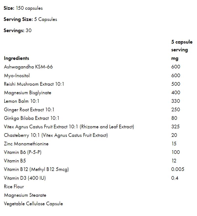 PMS+ Ermächtigen Sie Ihren Zyklus 150 Kapseln