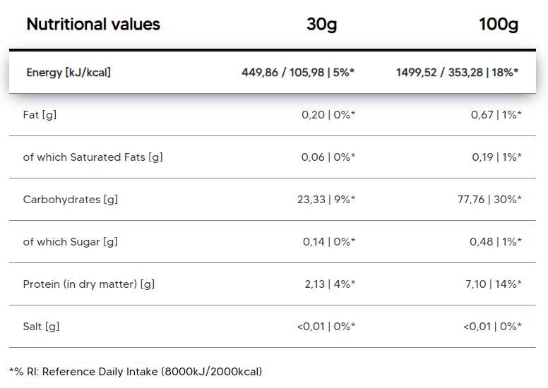 Reiscreme | Komplexes Kohlenhydrat - 1200 Gramm