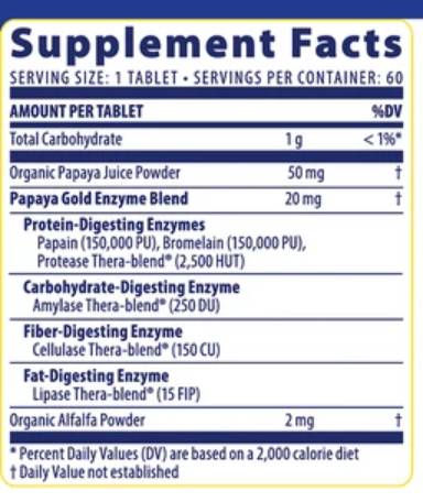 Papaya Gold - 60 Tabletten