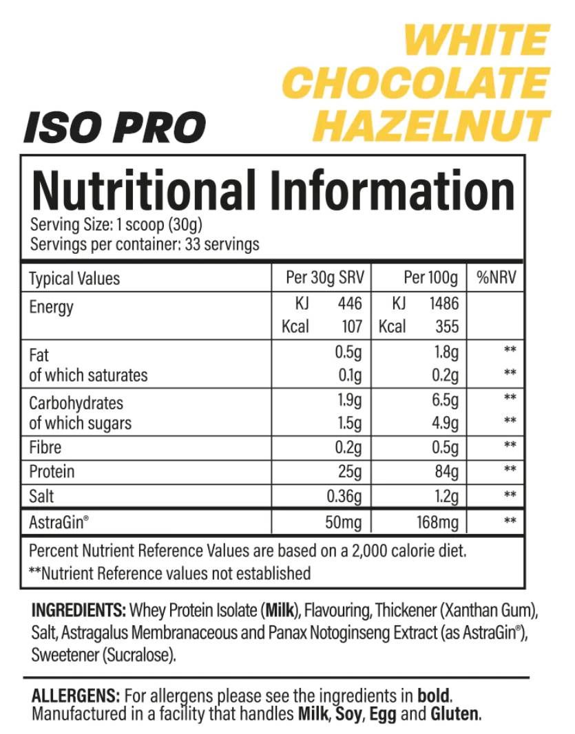 ISO Pro | 100% Molkenproteinisolat - 1000 Gramm