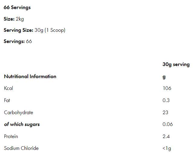 Reiscreme - 2000 Gramm